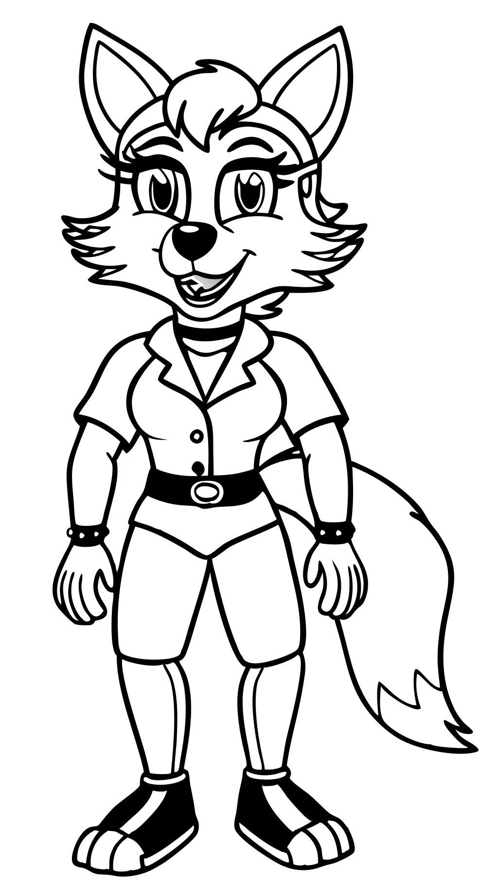 roxanne wolf coloring pages